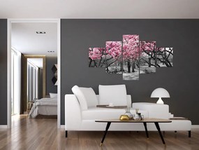 Obraz drzew magnolii (125x70 cm)