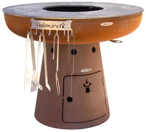 Grill na węgiel drzewny ø 102 cm Nero L – Remundi