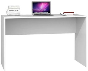 Białe długie minimalistyczne biurko - Selex 2X