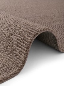 Dywan wełniany Hanse Home Eleni brązowy 80 cm x 300 cm