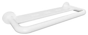 Uchwyt z półką 58 × 8 cm, biały