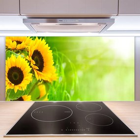 Panel Kuchenny Złociste Słoneczniki Pod Niebem