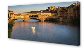 Zdjęcie na płótnie Wschód Słońca nad Mostami