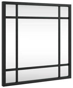 Minimalistyczne lustro z czarną metalową ramą B6-M68