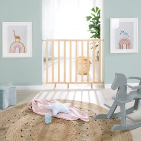 Bramka ochronna dla dzieci w naturalnym kolorze – Roba