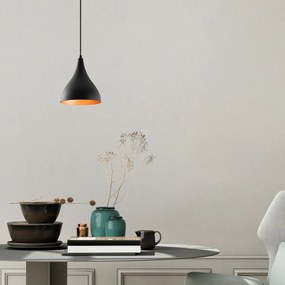 Lampa wisząca Berceste - N-1395, czarna