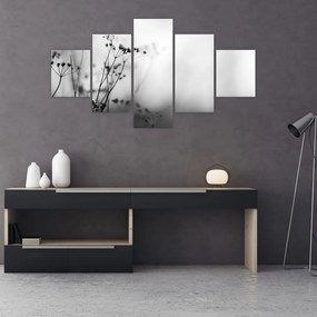 Obraz - Detal kwiatów polnych (125x70 cm)