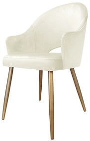 Krzesło obrotowe Velvet podstawa złota MG50