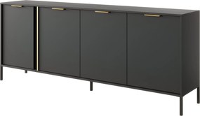 Komoda LORENZO 203 cm do Salonu Sypialni Antracyt
