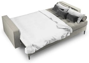 Jasnoszara rozkładana sofa Milo Casa Santo