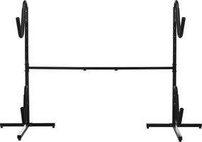 SPORTNOW Uchwyt na 2 kajaki, deski surfingowe, stojaki do SUP, rama metalowa, regulacja szerokości 144-180 cm
