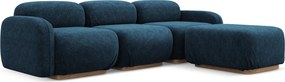 Modułowa sofa narożna Ailani, tkanina szenilowa