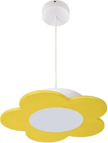 Żółta lampa wisząca kwiat dla dziewczynki - S200 L0-H86