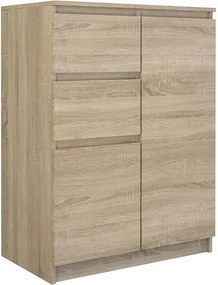 Skandynawska Komoda Dąb Sonoma L1-H11