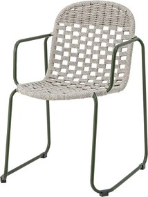 Szare metalowe krzesło ogrodowe Calana – Bloomingville