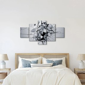 Obraz abstrakcja 3D (125x70 cm)