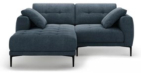 Ciemnoniebieski narożnik (lewostronny/z szezlongiem) Bemy – Micadoni