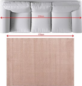 Dywan Sevilla dusty rose 120x170cm