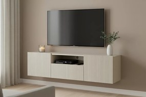 Szafka RTV wisząca Nicole z szufladą i wnęką 150 cm - kaszmir