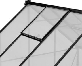 Szklarnia 210 x 183 x 248 cm, wzmocniona konstrukcja, poliwęglan 6 mm
