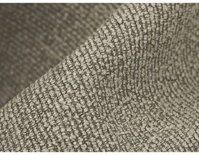 Szarobrązowa rozkładana sofa z materiału bouclé 255 cm Milu – Makamii