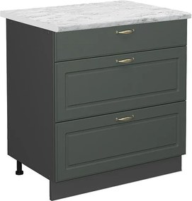 Szafka dolna do kuchni green gold country 80x60x82 fame-line