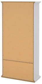 Biała witryna 96x201 cm Paris – Tvilum