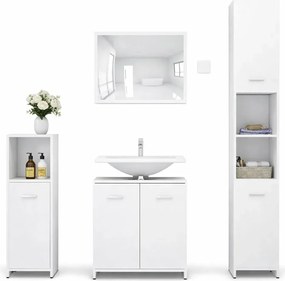 Zestaw 4-częściowy mebli łazienkowych N5-C12