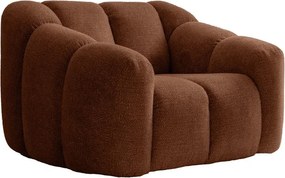 Fotel w kolorze terakoty Shell – Miuform