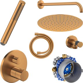 Duravit Unterputz-Duschsystem mit Thermostat und Kopfbrause