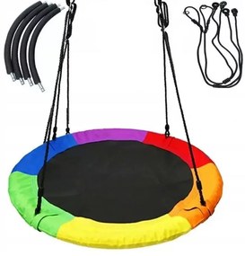 Huśtawka Ogrodowa Bocianie Gniazdo  L192 120cm Komfort i Zabawa dla Dzieci 3+