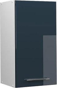 Szafka ścienna ciemnoniebieski wysoki połysk 40x34.1x72 fame-line