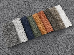 Szary rozkładany/ze schowkiem narożnik z materiału bouclé (prawostronny/z szezlongiem) Montaigne – Bobochic Paris