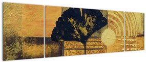 Obraz - Liść miłorzębu (170x50 cm)