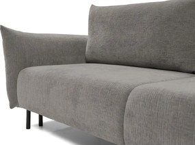 Sofa ADEL z funkcja spania i pojemnikiem JASNY GRAFIT OVER THE HORIZON 90