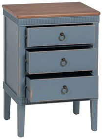 Niebieska szafka nocna Shabby – Ixia