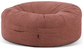 Ceglasty sztruksowy worek do siedzenia Roll 135 – SLOWDOWN