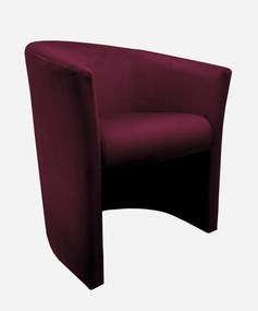 Fotel CLUB tkanina Welur elegancki fotel tapicerowany do salonu i gabinetu : Kolor tkaniny - VELVET - MG02