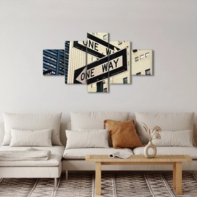 Obraz - New York ONE WAY (125x70 cm)