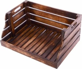 Zestaw skrzynek do układania w stosy DIVERO vintage - 2 sztu