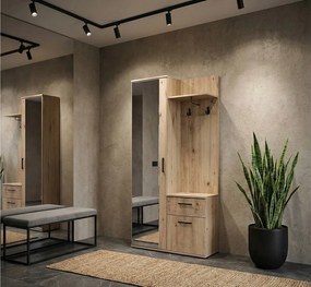 MINIO go for it, Garderoba ALEX w kolorze dąb artisan