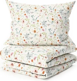 PrzytulneMieszkanie.pl PrzytulneMieszkanie.pl Pościel z mikrofibry HERBALIS kremowa Rozmiar pościeli: 70 x 90 cm | 140 x 220 cm