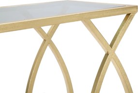Stolik pomocniczy w stylu glamour, wys. 60 cm