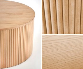 Designerski stolik kawowy z drewna Woody