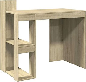 Proste biurko w kolorze dębu sonoma D9-W44