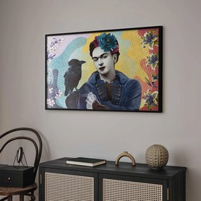 Plakat Totemiczna Frida 30x21 cm z ramą czarną bez marginesu ARTGEIST B