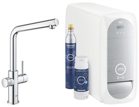 GROHE 31454001 - Bateria zlewozmywakowa BLUE HOME, wylewka typu L, chrom błyszczący