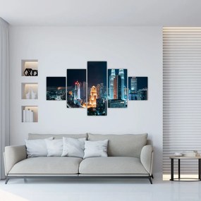 Obraz - Noc w Kuala Lumpur (125x70 cm)