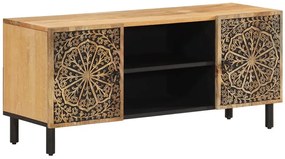 Drewniana szafka RTV na metalowych nóżkach S5-R90