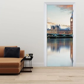 Fototapeta na drzwi - Londyńskie Houses of Parliament (95x205cm)